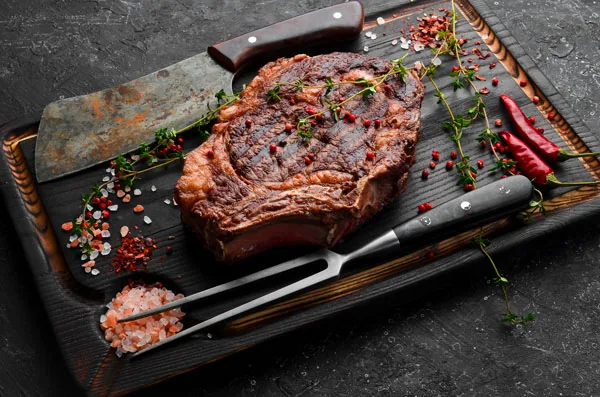 Gebratenes Black Angus Rind
