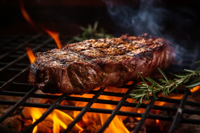 Steak auf dem Grill in Recklinghausen