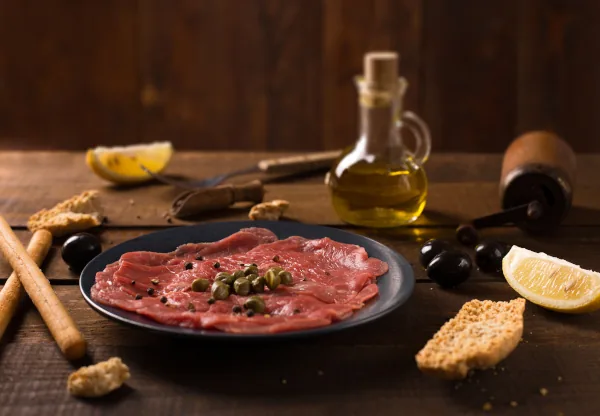 Ridercarpaccio in einem Steakhaus in Oberhausen